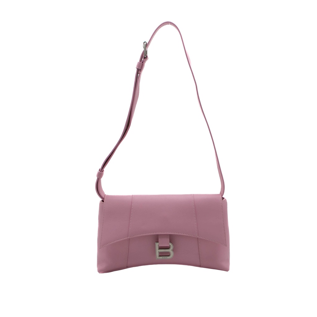 [Balenciaga] GG80101BC◆ Downtown XS-Candy Pink BALENCIAGA Semi Shiny Smooth Calfskin XS Downtown Shoulder
